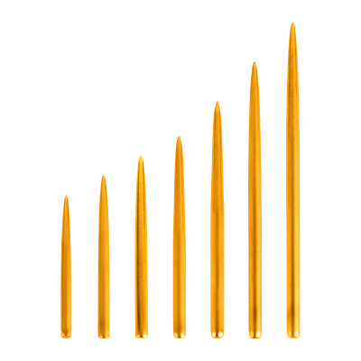 one80 Dart Steel Tip Long Taper Point Wechselspitzen Sandard Point Gold 50 mm