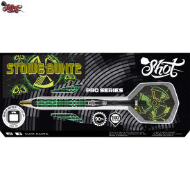 Shot Steel Darts Pro Series Stowe Buntz Buntzy V2 90% Tungsten Steeltip Darts Steeldart 23 g