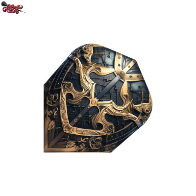 Shot Dart Flight Viking Odin, Asgard Nr.6 Dartflights verschiedene Designs