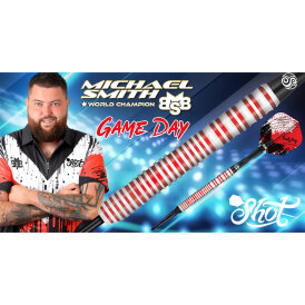 Shot Steel Darts Michael Smith Bully Boy Game Day 90% Tungsten Steeltip Darts Steeldart 21 g