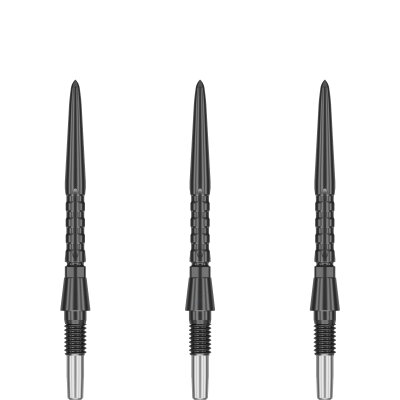 Target Steel Tip SWISS Point Dart Wechsel- Spitzen Schraubspitzen Schwarz Storm Surge 26 mm