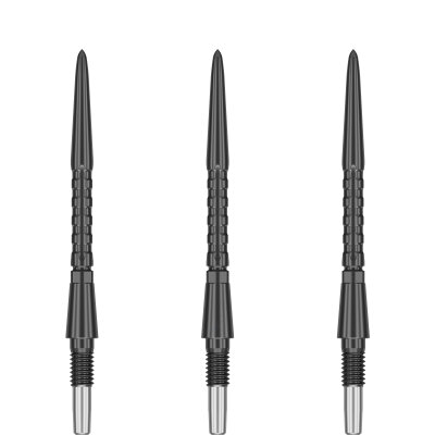 Target Steel Tip SWISS Point Dart Wechsel- Spitzen Schraubspitzen Schwarz Storm Surge 30 mm