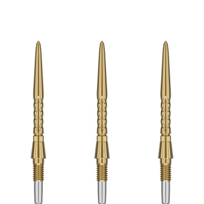 Target Steel Tip SWISS Point Dart Wechsel- Spitzen Schraubspitzen Gold Storm Surge 26 mm