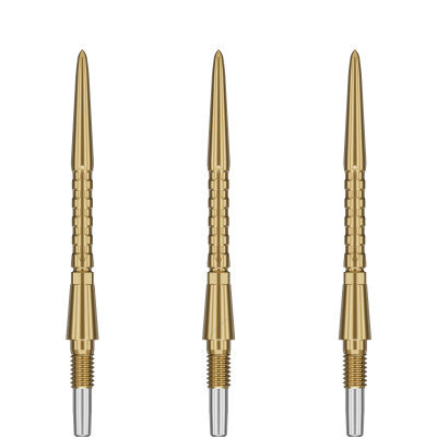 Target Steel Tip SWISS Point Dart Wechsel- Spitzen Schraubspitzen Gold Storm Surge 30 mm