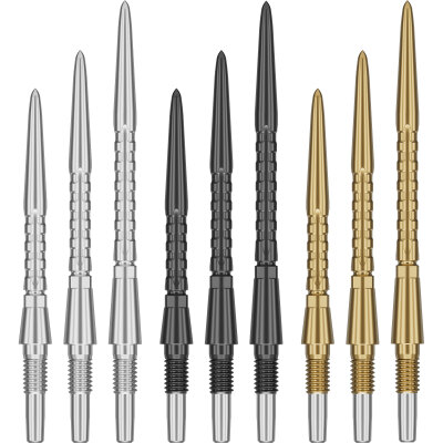 Target Steel Tip SWISS Point Dart Wechsel- Spitzen Schraubspitzen Gold Storm Surge 35 mm