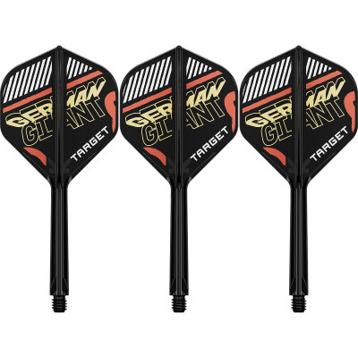 Target Dart K-Flex Flight- Schaftsystem Gabriel Clemens German Giant patentierten Twist-System im German Giant Design Standard Nr.2 M Mittel