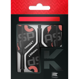 Target Dart K-Flex Flight- Schaftsystem Nathan Aspinall patentierten Twist-System im The ASP Design Standard Nr.2 M Mittel