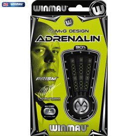 Winmau Steel Darts MvG Michael van Gerwen Adrenalin 90% Tungsten Steeltip Dart Steeldart 24 g / B-Ware