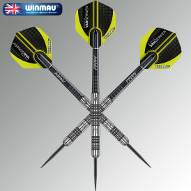 "Verpackung beschädigt" - Winmau Steel Darts MvG Michael van Gerwen Authentic 85% Tungsten Steeltip Dart Steeldart 26 g