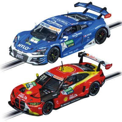 Carrera Digital 124 Doppelpack Audi R8 LMS GT3 evo II 23946 & BMW M4 GT3 23951 B-Ware