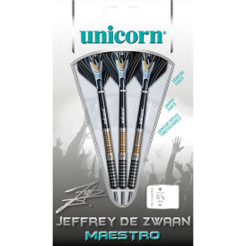 Unicorn Steel Darts Maestro Jeffrey de Zwaan P3 90% Tungsten Steeltip Darts Steeldart 23 g