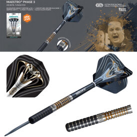 Unicorn Steel Darts Maestro Jeffrey de Zwaan P3 90% Tungsten Steeltip Darts Steeldart 23 g