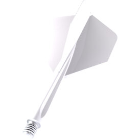 unicorn Dart Forge ALL-IN-ONE Flight- Schaftsystem Flightform/Shape Plus Weiß M Mittel