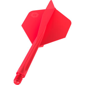 unicorn Dart Forge ALL-IN-ONE Flight- Schaftsystem Flightform/Shape Plus Rot M Mittel