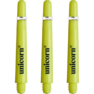 unicorn Gripper 4 Neon Shaft mit Aluminium Ring Neon Gelb XS Extra Kurz