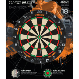 Unicorn Eclipse Ultra 2.0 Bristle Board Dartscheibe Steeldart