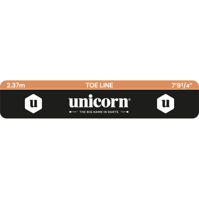 Unicorn Dart Oche Abwurflinie Oche Line Klebeoche