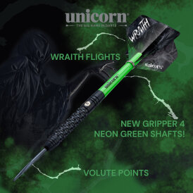 Unicorn Dart Flight Ultrafly 100 Serie Wraith Dartflight Flightform/Shape Big Wing