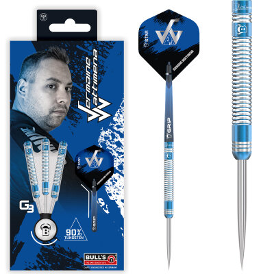 BULLS Steel Darts Jermaine Wattimena G3 90% Tungsten Steel Dart Steeldart Steeltip