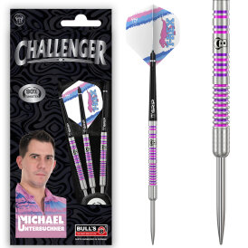 BULL´S Steel Darts Challenger Michael Unterbuchner T-Rex 90% Tungsten Steeltip Dart Steeldart 24 g