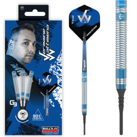 BULLS Soft Darts Jermaine Wattimena G3 90% Tungsten Soft Dart Softdart Softtip 20 g