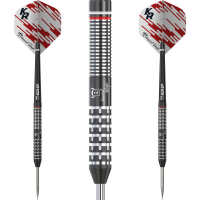 BULL´S Steel Darts Krzysztof Ratajski Generation 2 Black Edition Steeldart Steeltip 24 g