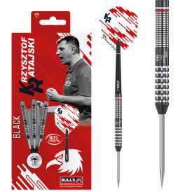 BULL´S Steel Darts Krzysztof Ratajski Generation 2 Black Edition Steeldart Steeltip 24 g