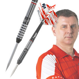 BULL´S Steel Darts Krzysztof Ratajski Generation 2 Black Edition Steeldart Steeltip 24 g