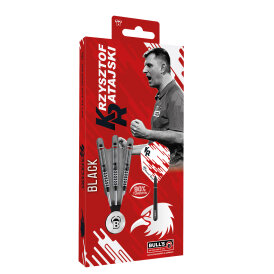 BULL´S Steel Darts Krzysztof Ratajski Generation 2 Black Edition Steeldart Steeltip 24 g
