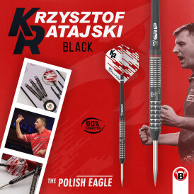 BULL´S Steel Darts Krzysztof Ratajski Generation 2 Black Edition Steeldart Steeltip 24 g