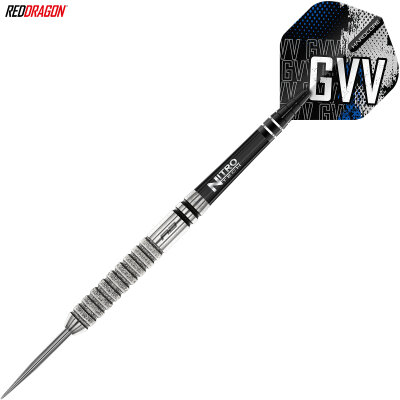 Red Dragon Steel Darts Gian van Veen The Giant Tour Edition 90% Tungsten Steeltip Dart Steeldart 22 Gramm