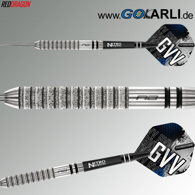 Red Dragon Steel Darts Gian van Veen The Giant Tour Edition 90% Tungsten Steeltip Dart Steeldart 22 Gramm