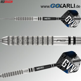 Red Dragon Steel Darts Gian van Veen The Giant Tour Edition 90% Tungsten Steeltip Dart Steeldart 22 Gramm