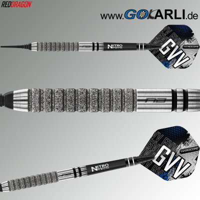 Red Dragon Soft Darts Gian van Veen The Giant Tour Edition 90% Tungsten Softtip Dart Softdart 20 g