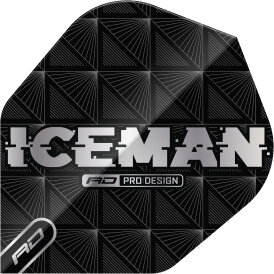 Red Dragon Gerwyn Price The Iceman Hardcore Standard Dart Flight Neuheit 2024 Schwarz Nr.6