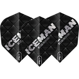 Red Dragon Gerwyn Price The Iceman Hardcore Standard Dart Flight Neuheit 2024 Schwarz Nr.6