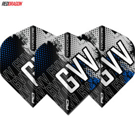 Red Dragon Gian van Veen The Giant Hardcore Premium Standard Dart Flight Neuheit 2024 Pro Player Blau Nr.2