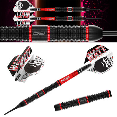 Red Dragon Soft Darts Jason Watt Notorious 90% Tungsten Softtip Dart Softdart 20 g
