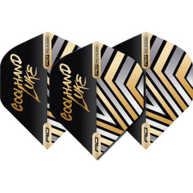 Red Dragon Luke Humphries Coolhand Standard Dart Flight Neuheit 2024 Pro Player Gold Nr.2