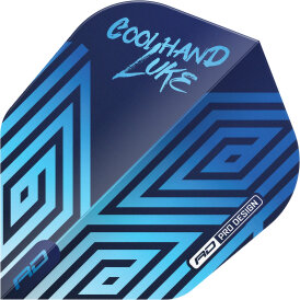 Red Dragon Luke Humphries Coolhand Standard Dart Flight Neuheit 2024 Blau Nr.6