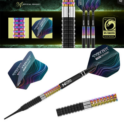 Red Dragon Soft Darts Peter Wright Corra 90% Tungsten Softtip Dart Softdart 18 g