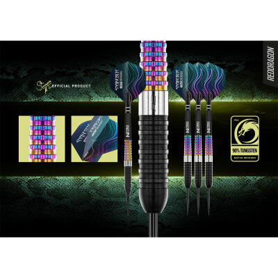 Red Dragon Soft Darts Peter Wright Corra 90% Tungsten Softtip Dart Softdart 18 g