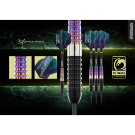 Red Dragon Steel Darts Peter Wright Corra 90% Tungsten Steeltip Dart Steeldart 24 g