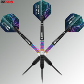 Red Dragon Steel Darts Peter Wright Corra 90% Tungsten Steeltip Dart Steeldart 24 g