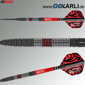 Red Dragon Steel Darts Jonny Clayton Hiraeth 90% Tungsten Steeltip Dart Steeldart 23 g