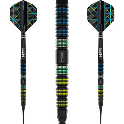 Red Dragon Soft Darts Dragonfly Black Tapered 95% Tungsten Softtip Dart Softdart 20 g