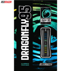 Red Dragon Soft Darts Dragonfly Black Tapered 95% Tungsten Softtip Dart Softdart 20 g