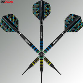 Red Dragon Soft Darts Dragonfly Black Parallel 95% Tungsten Softtip Dart Softdart 20 g