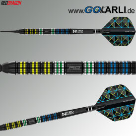 Red Dragon Soft Darts Dragonfly Black Parallel 95% Tungsten Softtip Dart Softdart 20 g