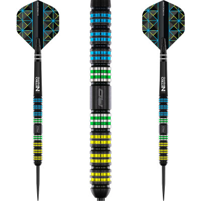 Red Dragon Steel Darts Dragonfly Black Parallel 95% Tungsten Steeltip Dart Steeldart 22 g